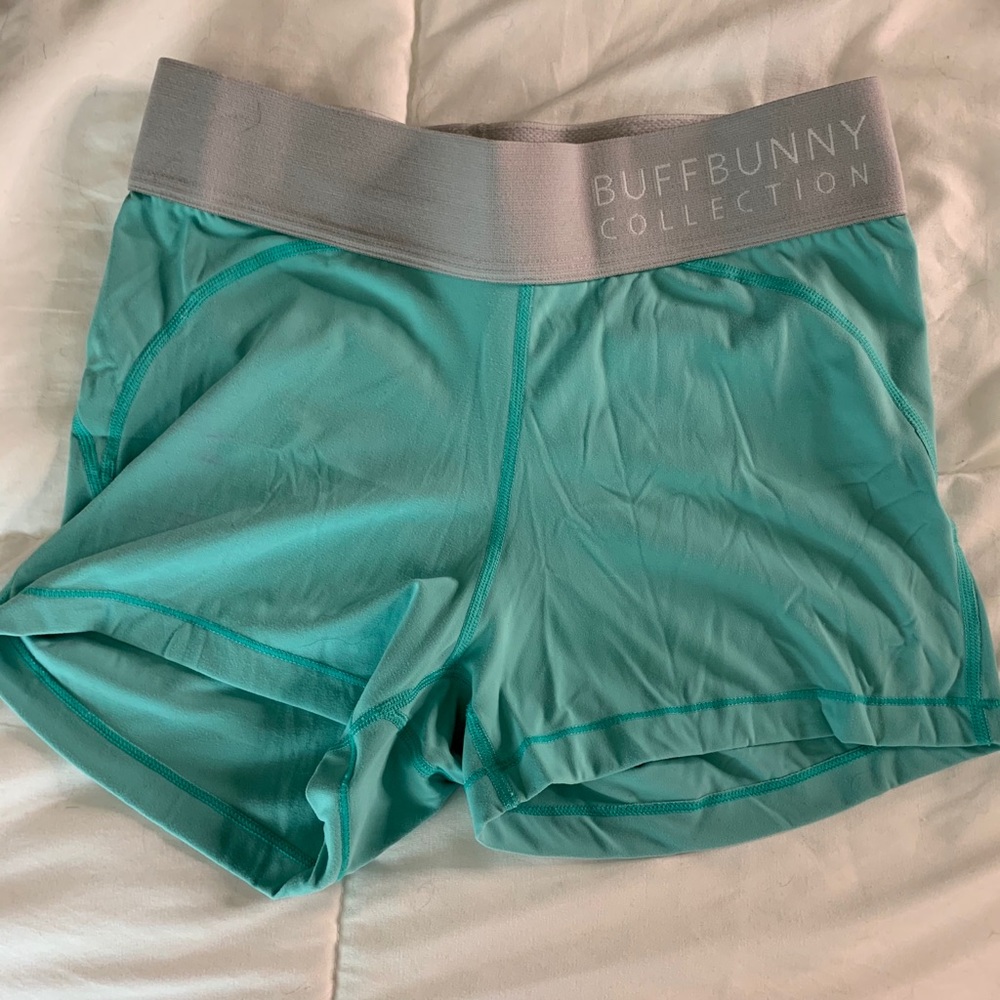 BuffBunny mint shorts gym